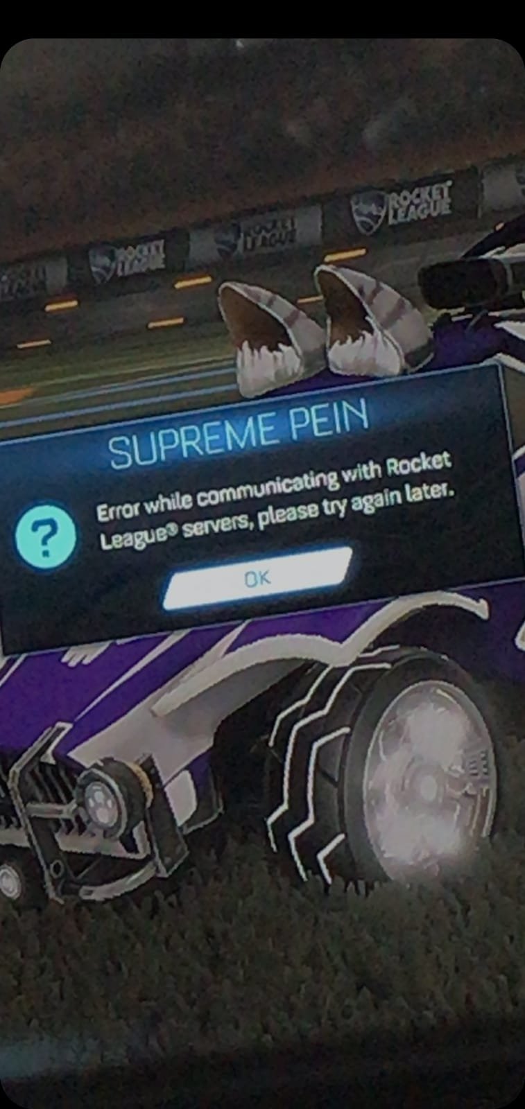 Rocket League servers down