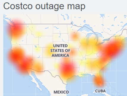 Costco website down