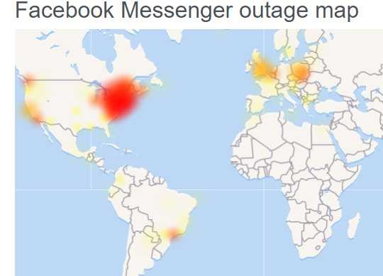facebook messenger down