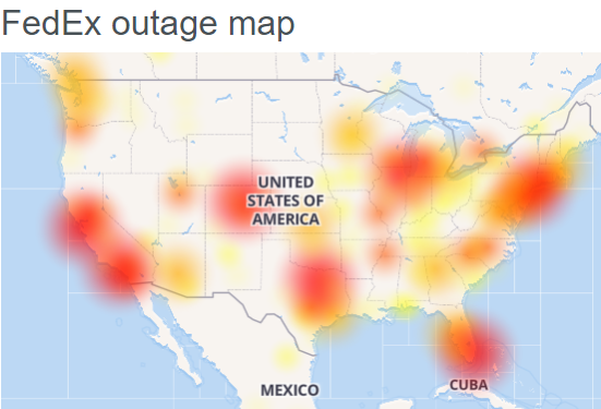 FedEx tracking system not working