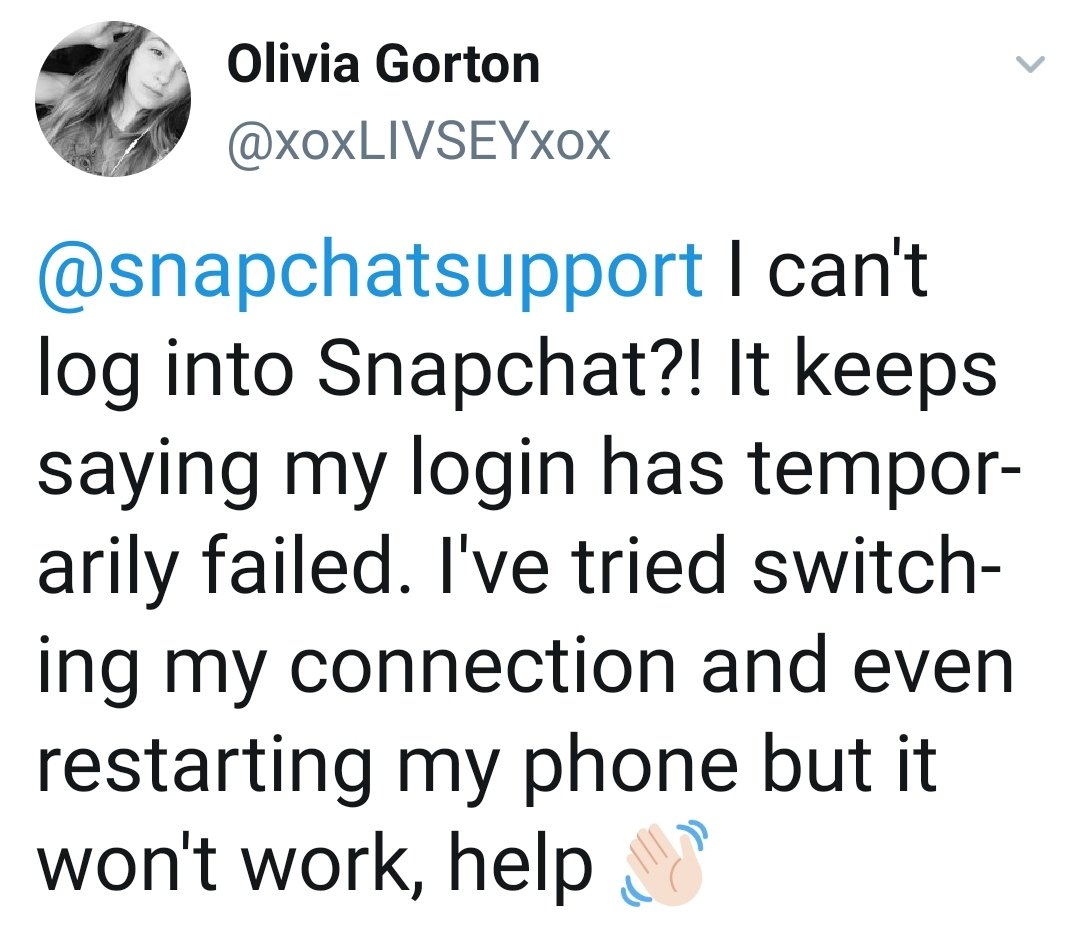 Snapchat login not working for many users : Snapchat Down - DigiStatement