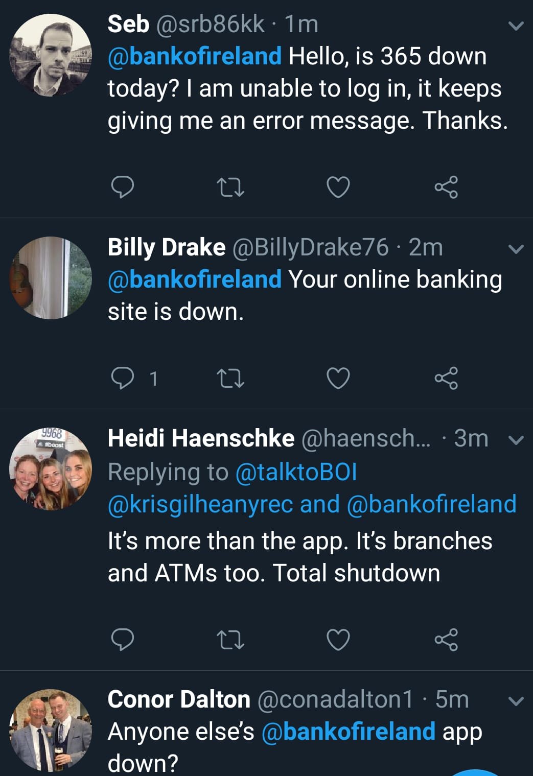  Bank of Ireland App down