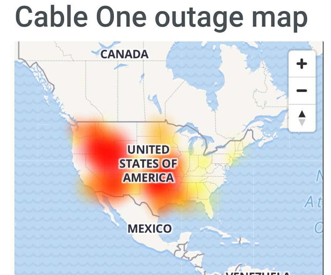 Cable One (Sparklight) Outage : Internet down & not working for many 