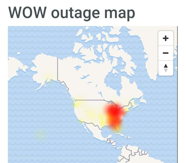 WOW Outage down & not working for many users DigiStatement