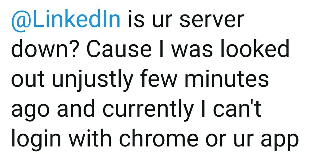 linkedin down