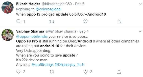 Oppo F9 Pro Android 10 Update [ColorOS 7]