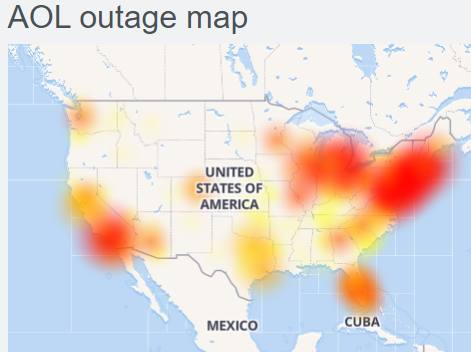 AOL Mail Down (Not working)