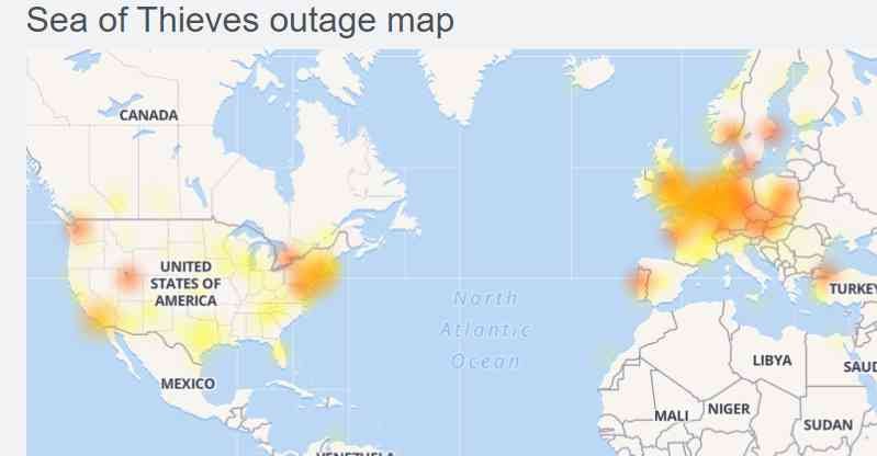 Sea of Thieves servers down