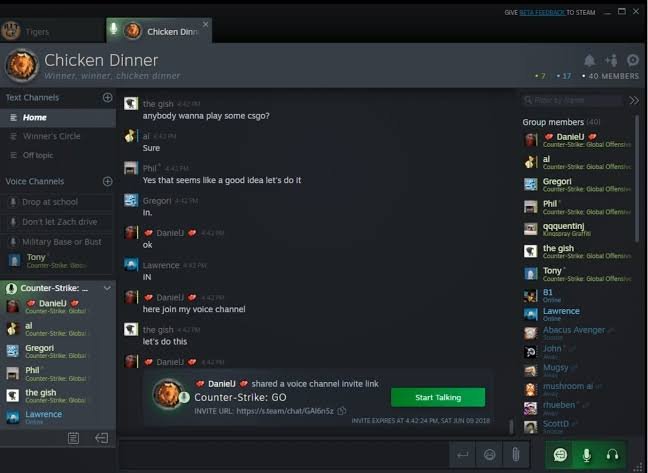 Chat cs working go not How to