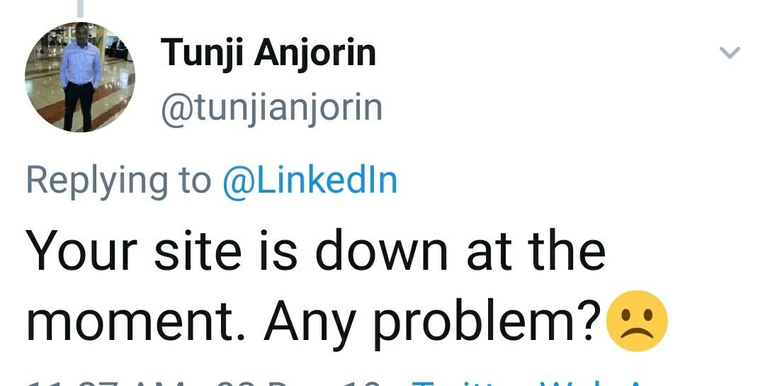 is linkedin down