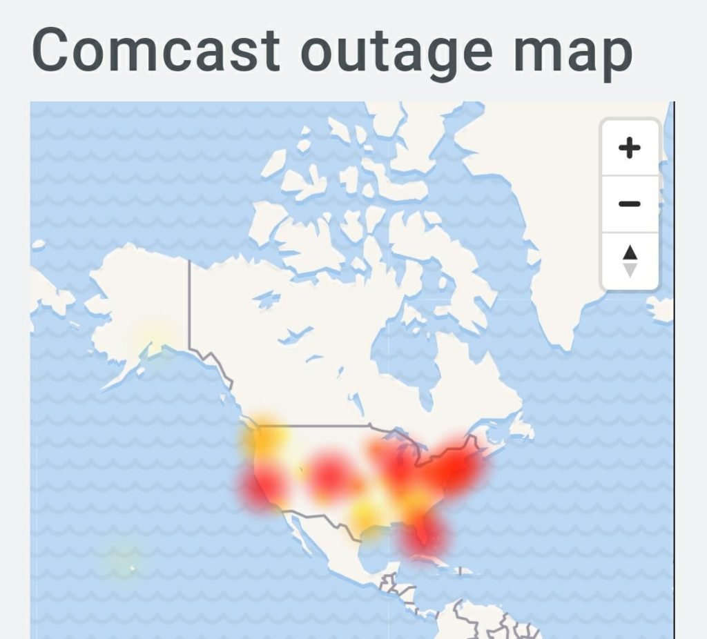 [December 3] Comcast & cable down for many users, hints mild