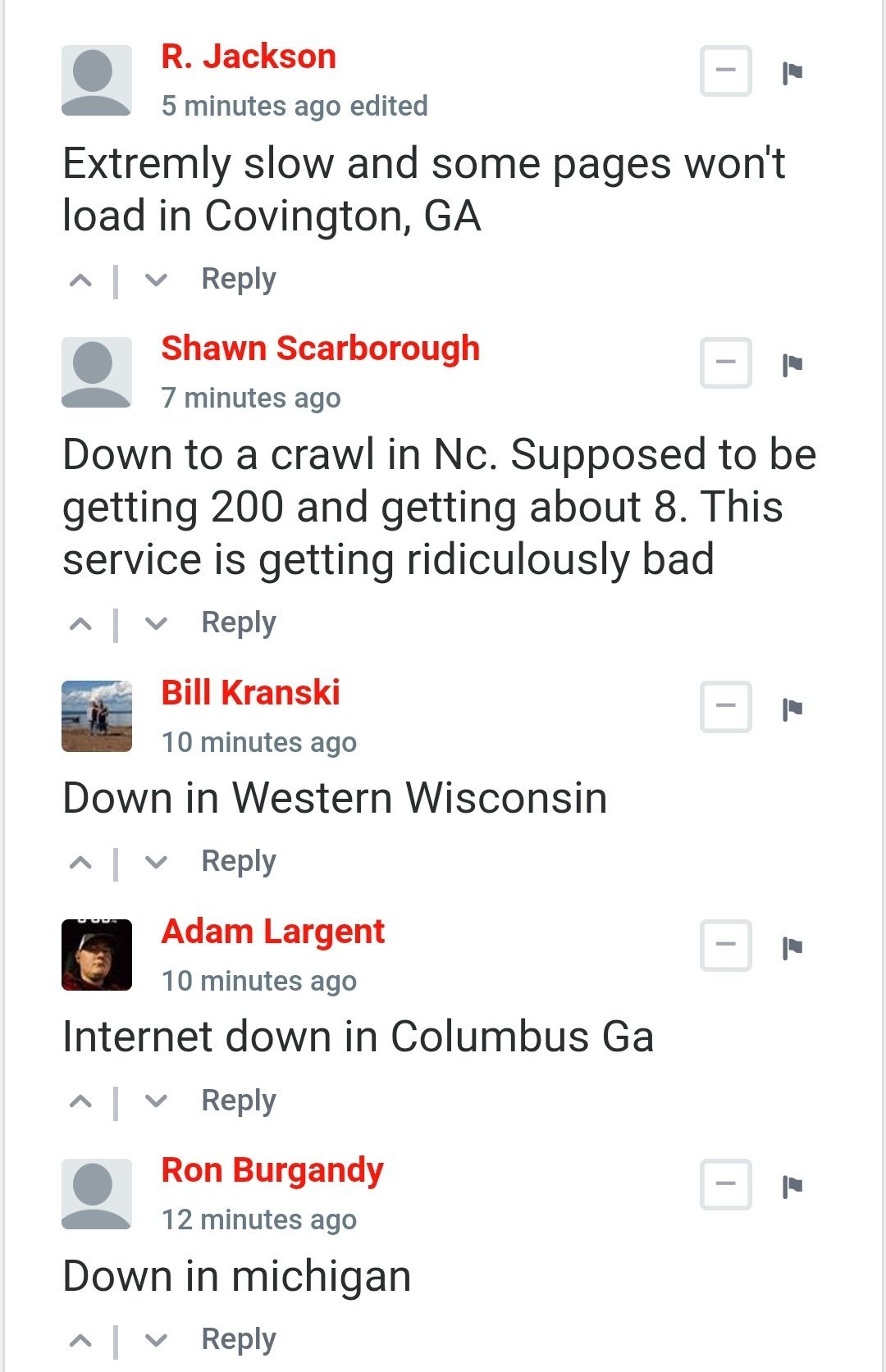 spectrum outage
