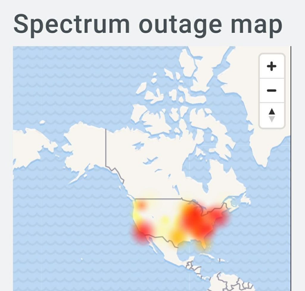 Updated Spectrum Outage : Internet is down at many locations