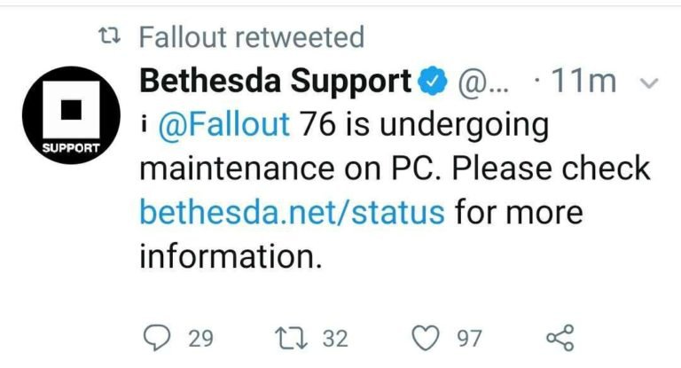 fallout 76 server status