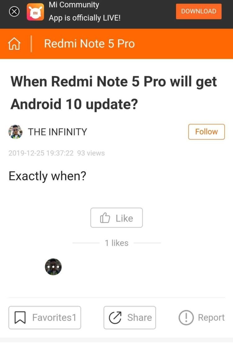 redmi note 5 android 10