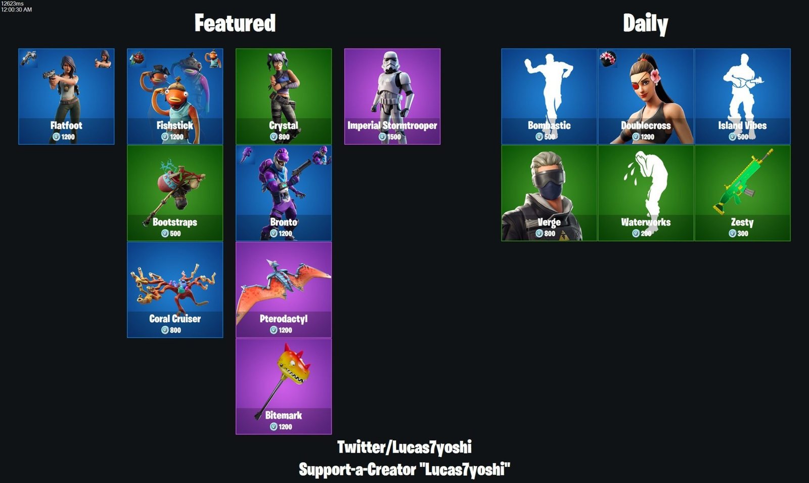 Fortnite Battle Royale (December 29) Item Shop Today DigiStatement