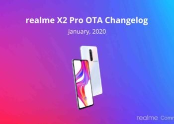 Realme X2 Pro January 2020 security patch update