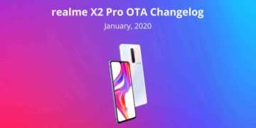 Realme X2 Pro January 2020 security patch update