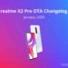 Realme X2 Pro January 2020 security patch update