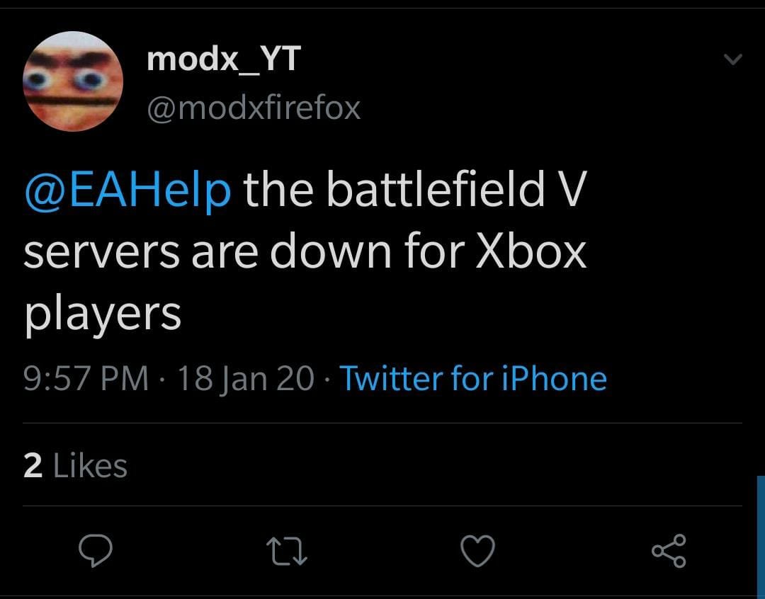 are battlefield 5 severs down