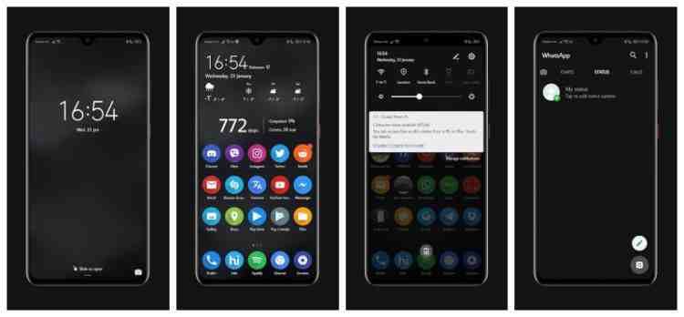 Download Best EMUI 10 themes for Huawei