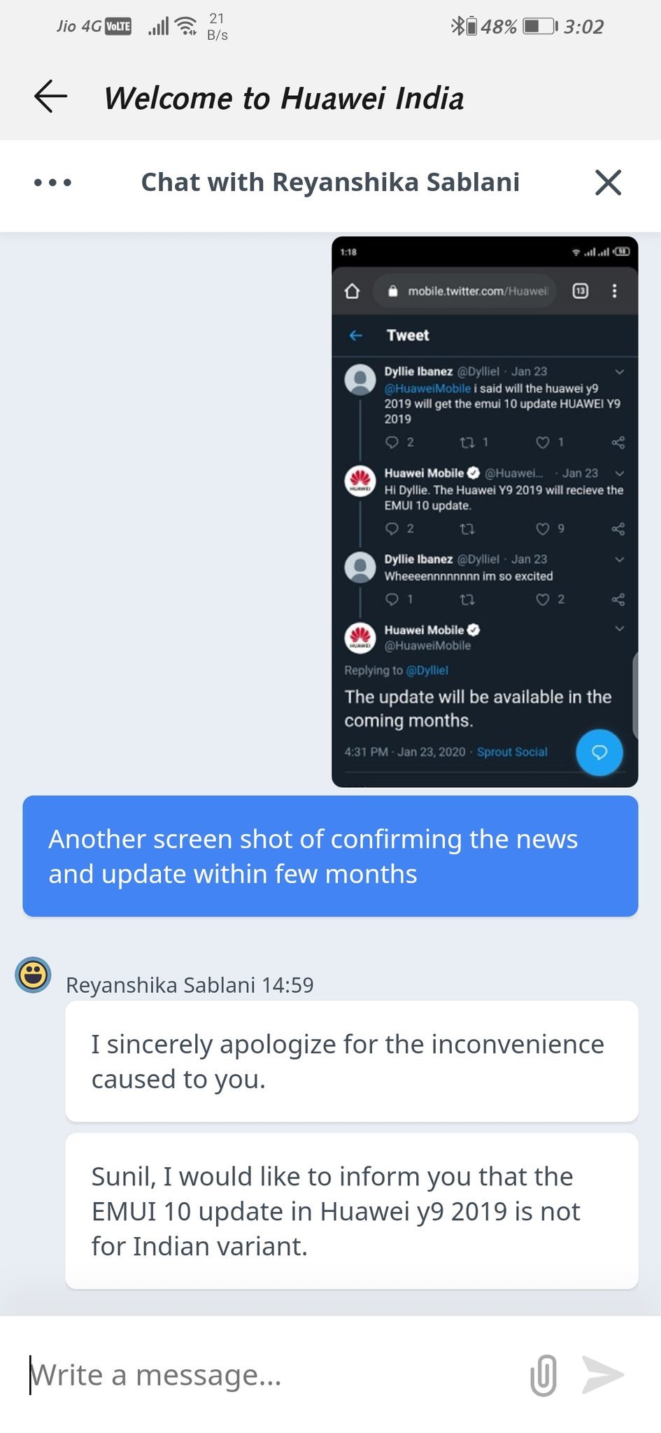 HUAWEI Y9 2019 Android 10 update [EMUI 10}