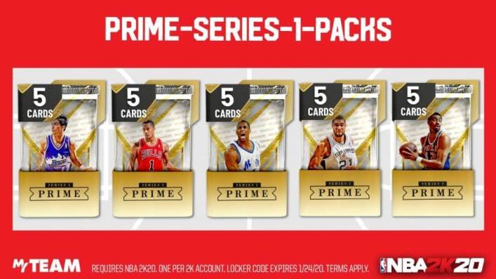 Nba 2k20 My Team Prime Series 1 Locker Code Nba 2k20 Prime