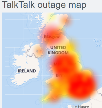 TalkTalk internet down