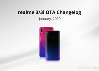 Realme 3 & Realme 3i January security 2020 update