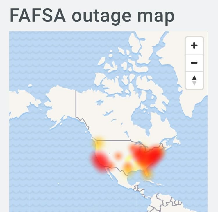 FAFSA Website down not working Students unable to 