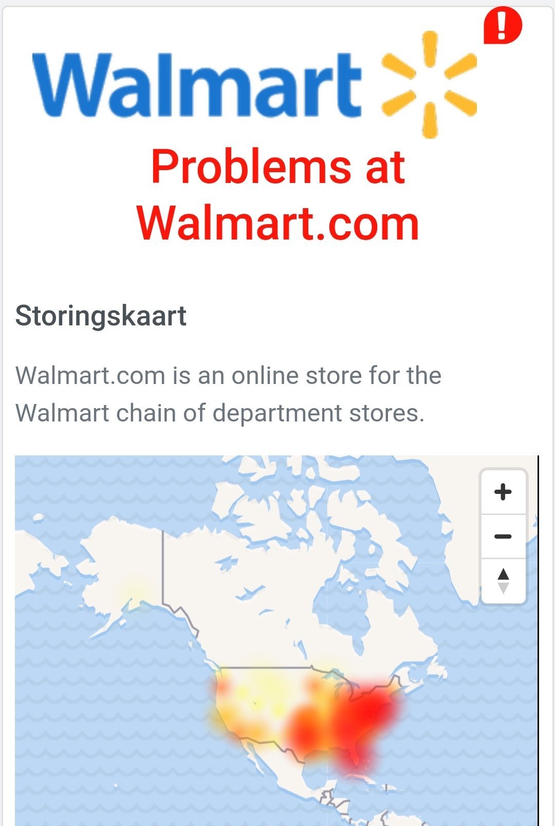 Walmart Down Online Grocery Store Not Working Orders Can T Getting Cancelled For Many Users Hints Nationwide Outage Digistatement