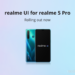 Realme 5 Pro & Realme X Android 10 update (Realme UI)