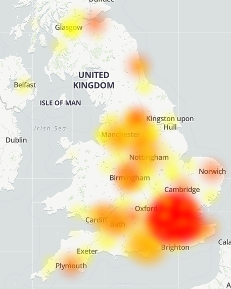 (3) Three UK internet DOWN :