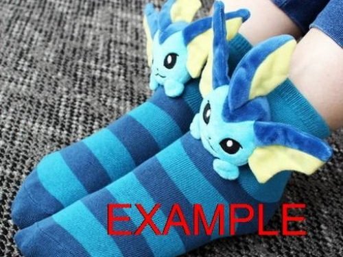 Adorable All Eevee Evolutions Plush Socks Available Here Digistatement