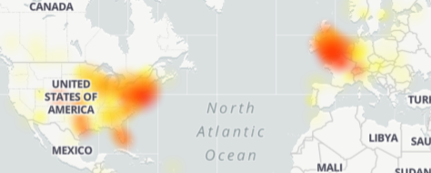 Microsoft Teams down (not working) for many users