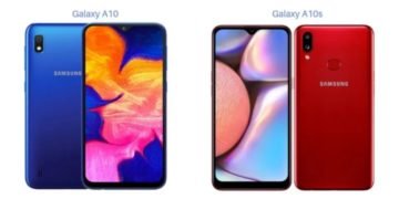 Samsung A10 and A10s