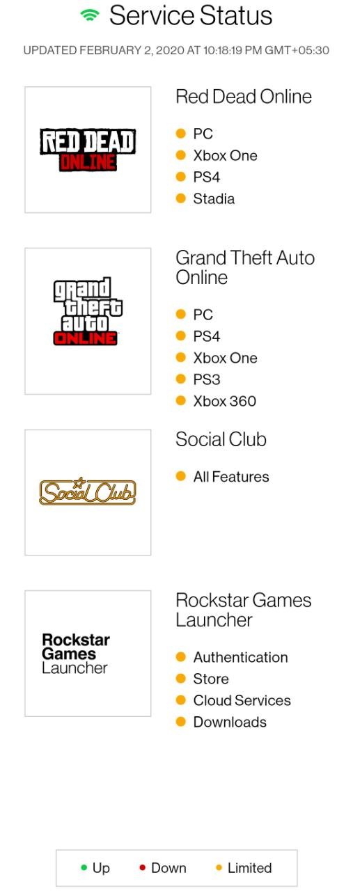 rockstar games server status