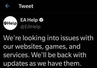 EA servers down