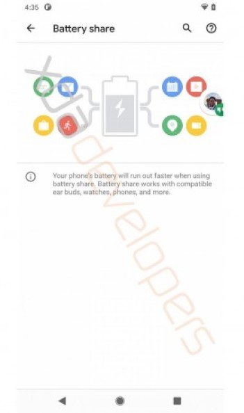 Google Pixel Reverse Charging