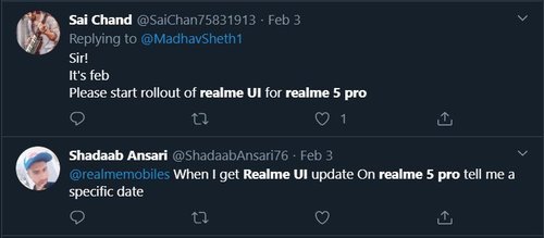 Realme Q and Realme 5 Pro Realme UI (Android 10) update 