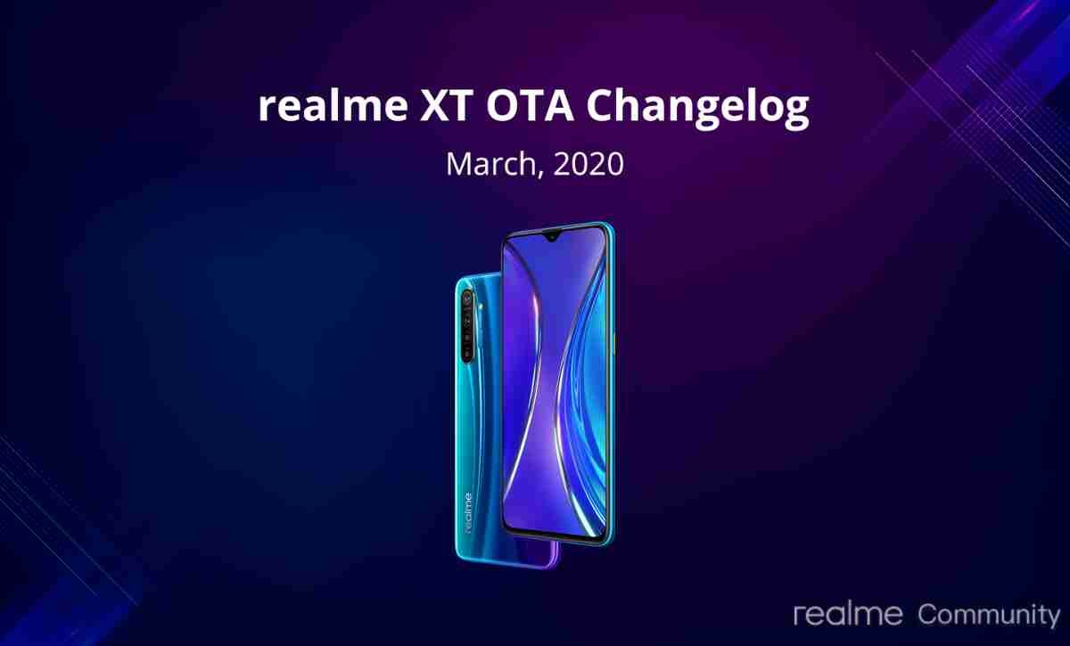 Realme XT March security update