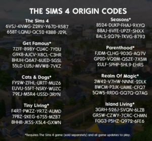 free origin account with all sims 4 expansion packs