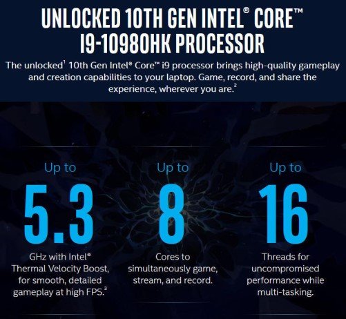 Core i9 10th Gen