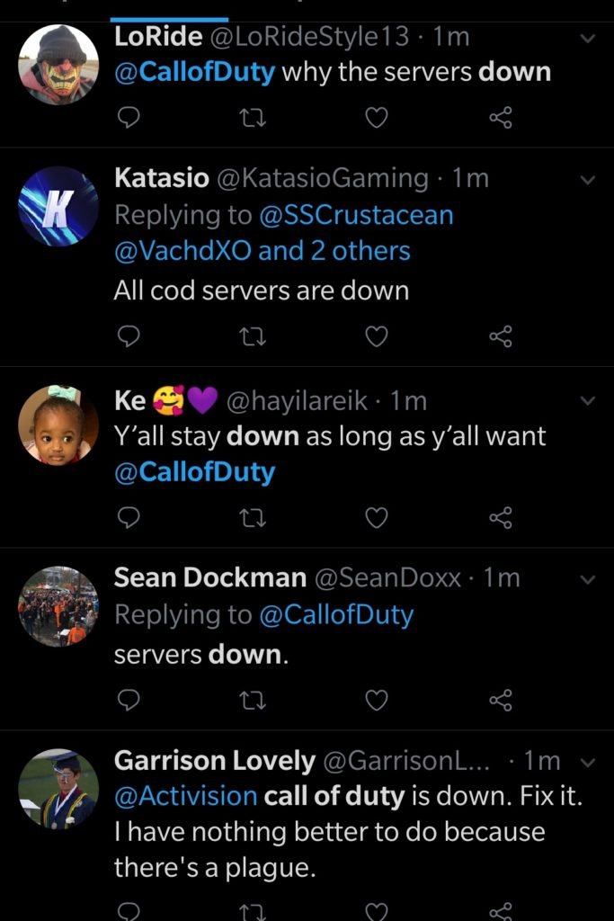 call of duty not working today