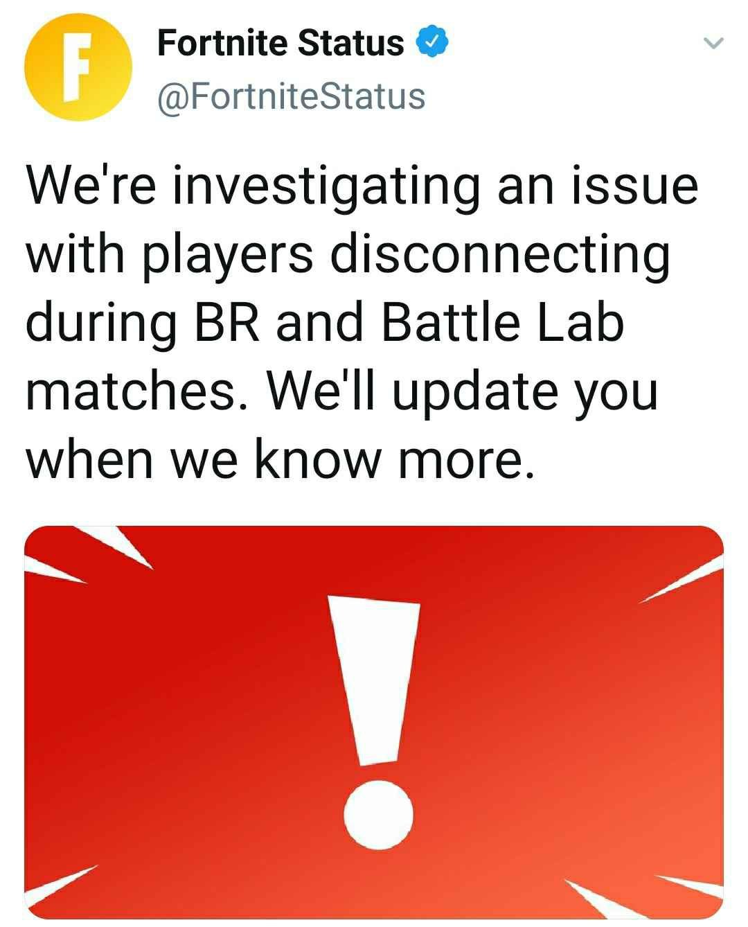 Fortnite Disconnecting During Br Matches Issue Officially Addressed Digistatement