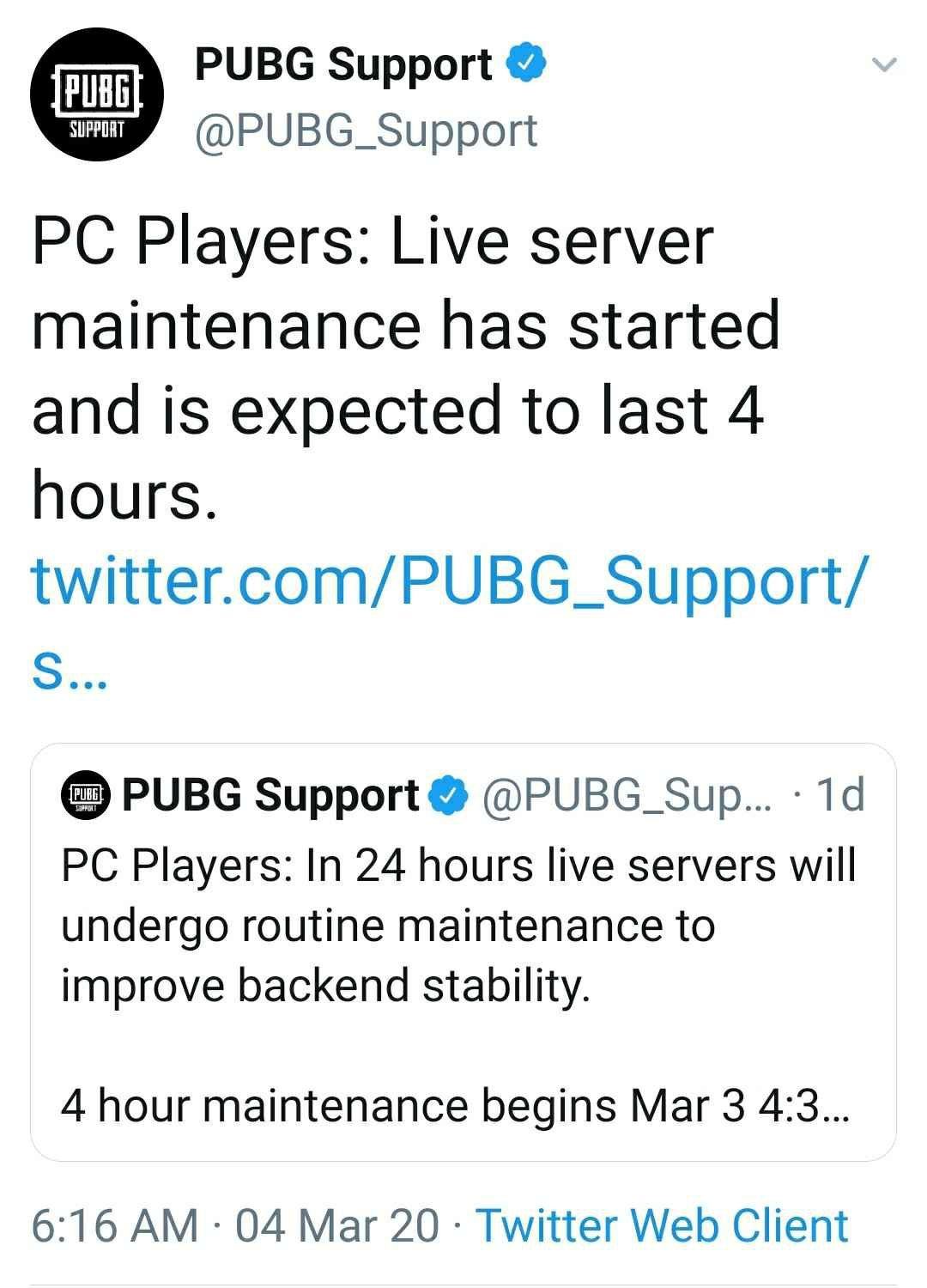 pubg down