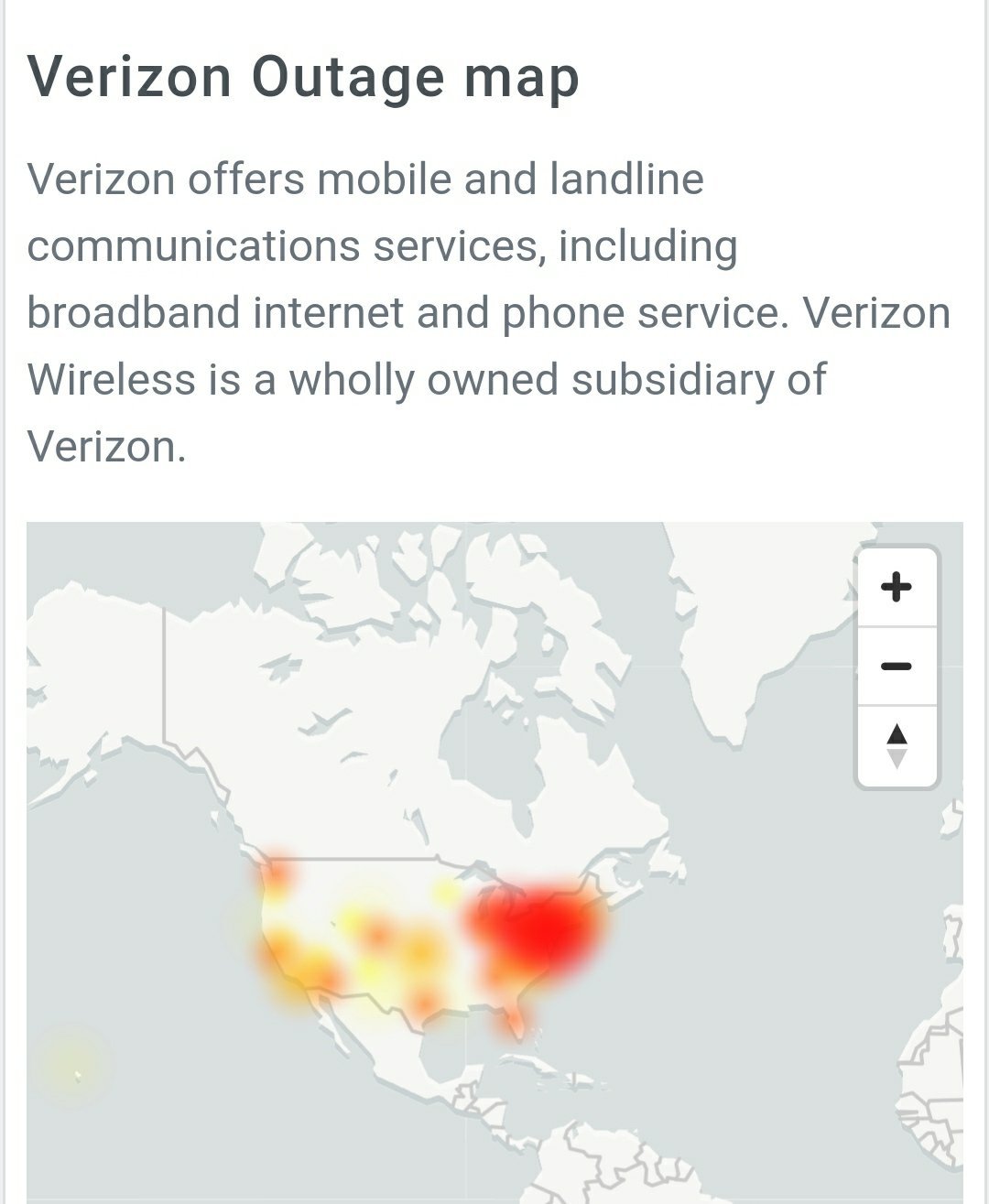 Verizon Outage - Calls dropping & failing for many users (Voice calls