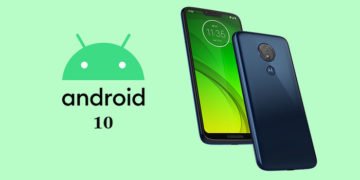 Moto G7 Android 10 update