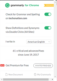 Grammarly Premium for free