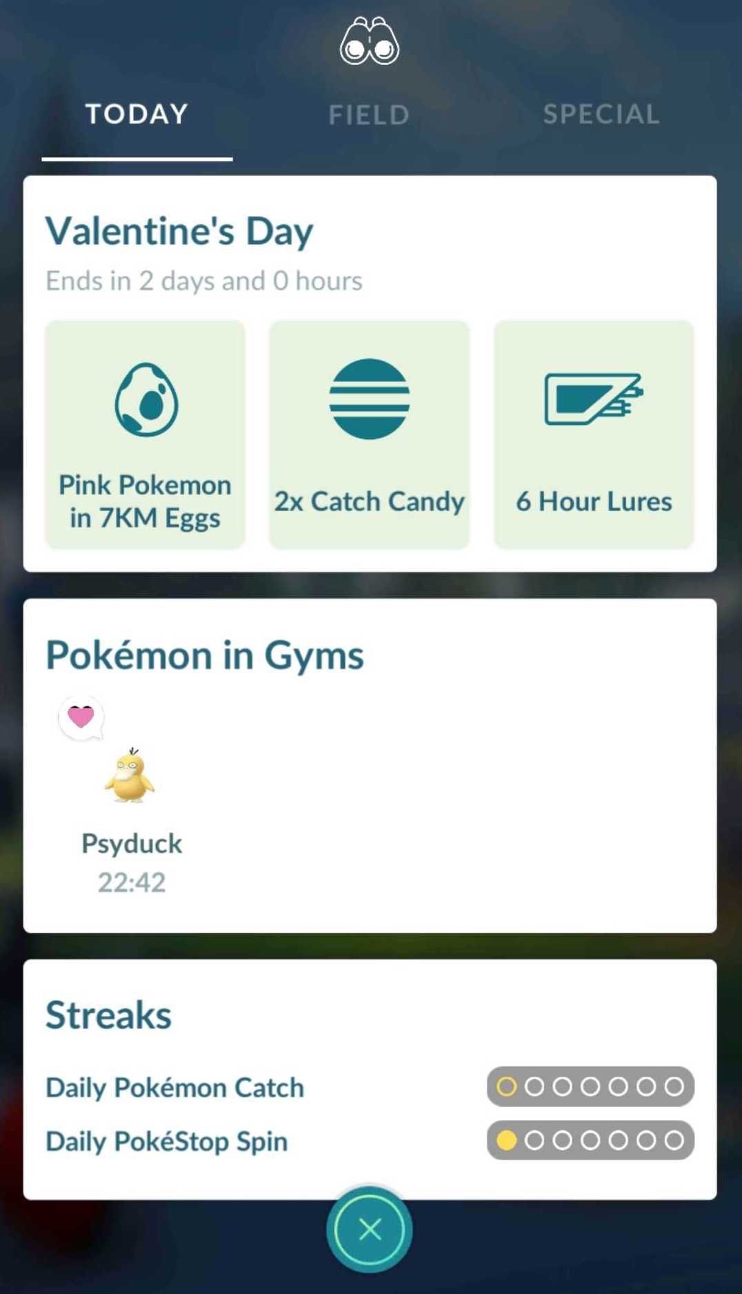 Pokemon Go new feature Today View to show events, Pokemon in Gyms, Streaks & upcoming